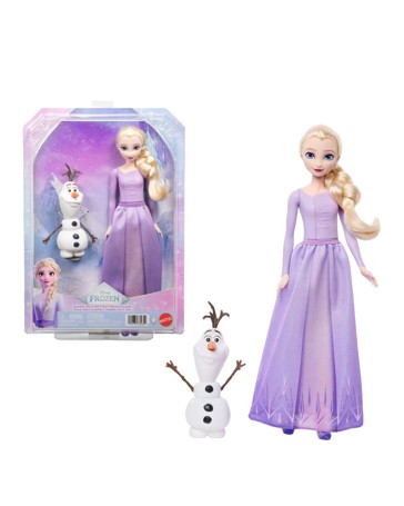 Disney Frozen Arendelle Elsa Fashion Doll & Olaf Friend Figure