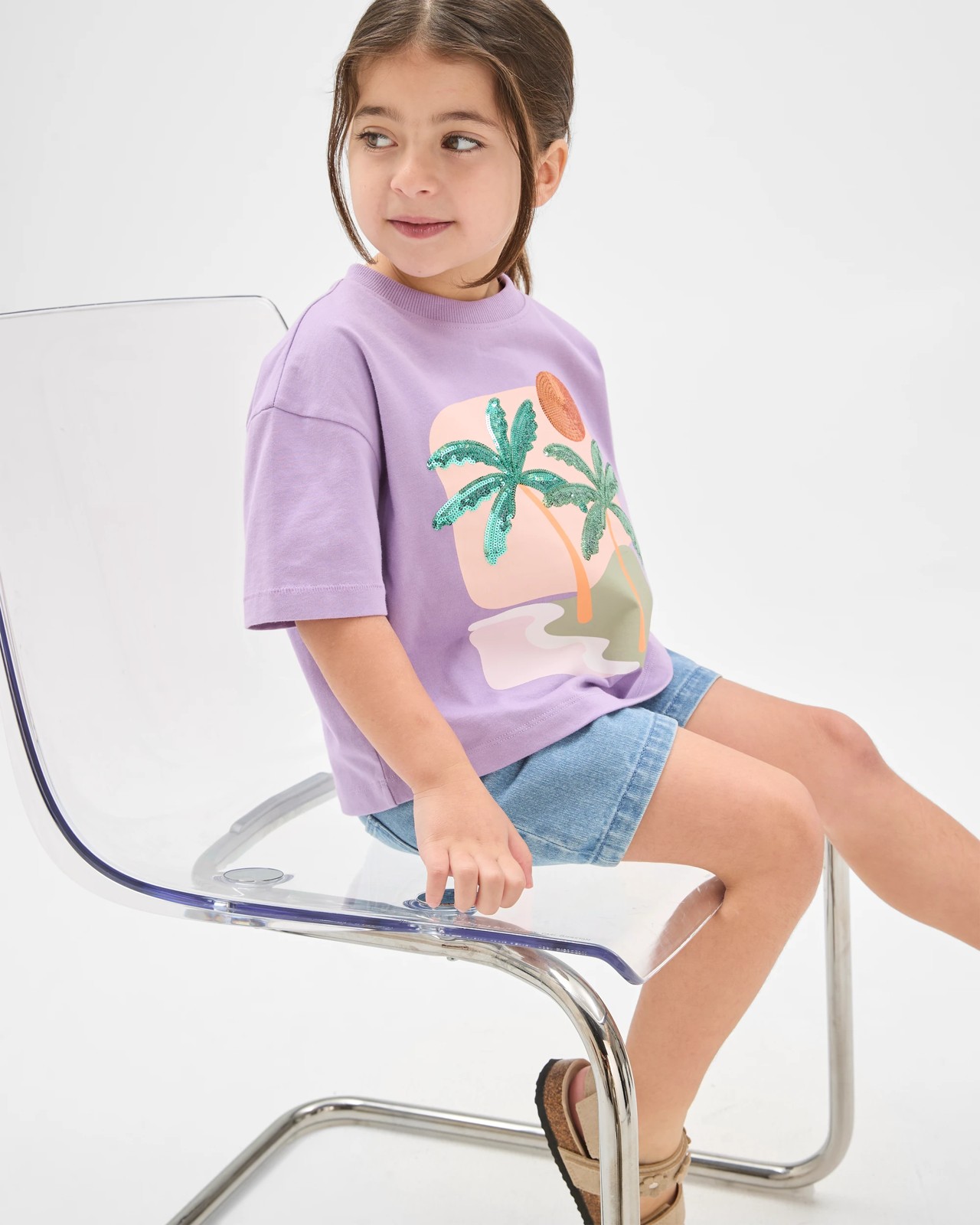 Australian Cotton Fashion T-Shirt - Purple 4 of 5