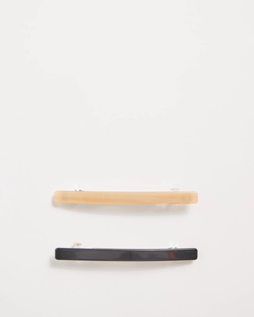 2 Pack Resin Barrette Clips