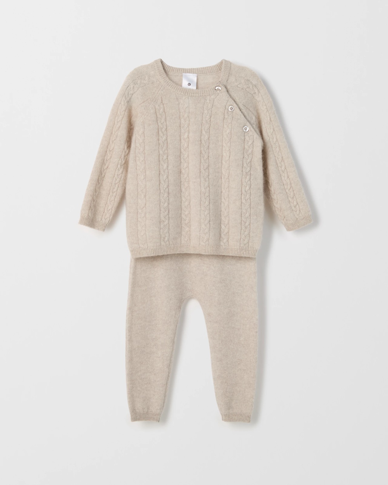 Baby Cashmere Knit Top & Pants 2 Piece Set 3 of 5