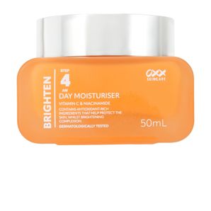 OXX Skincare Brighten Step 4 AM Day Moisturiser 50ml - Vitamin C and Niacinamide