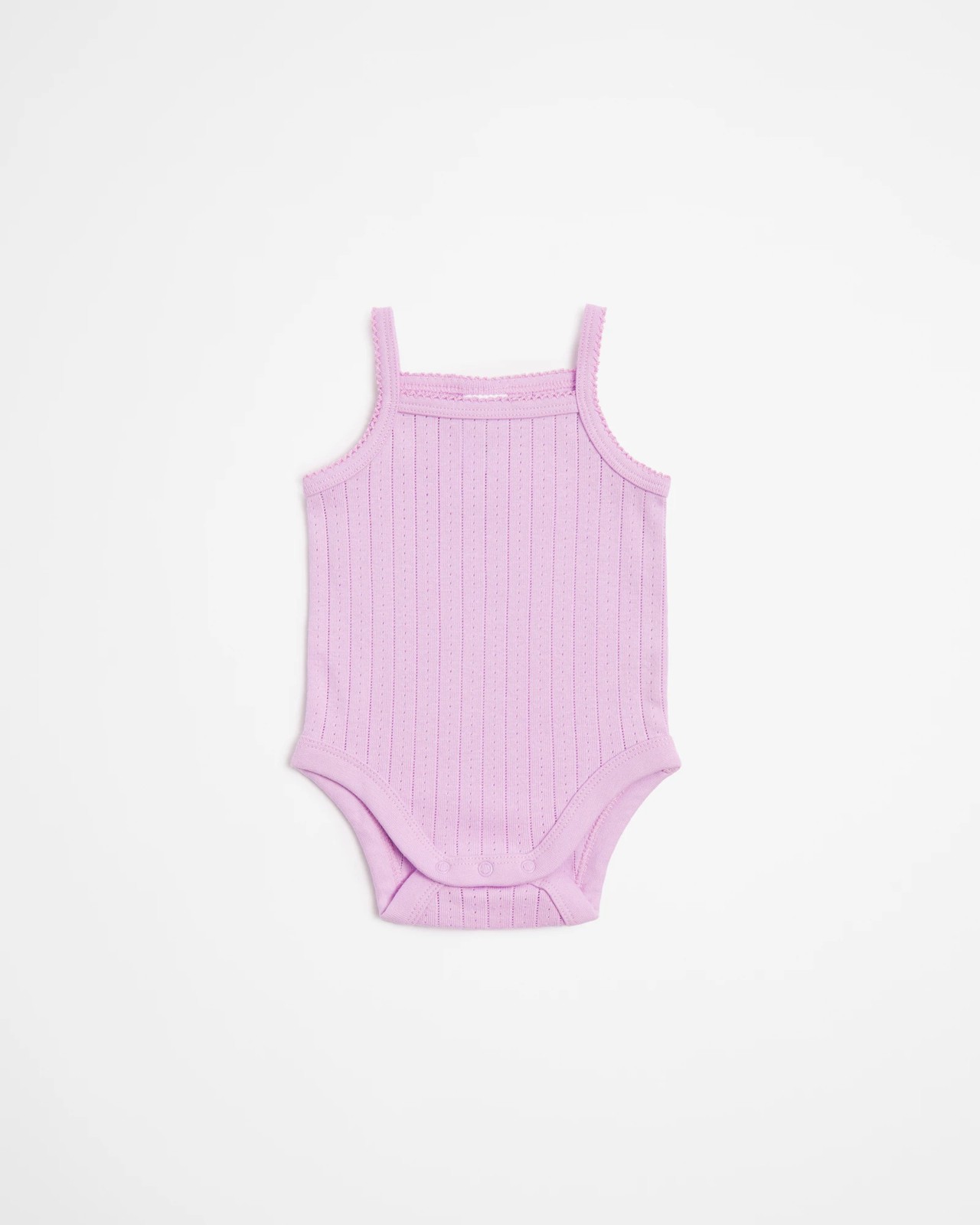 Baby Organic Cotton Pointelle Bodysuit 3 Pack