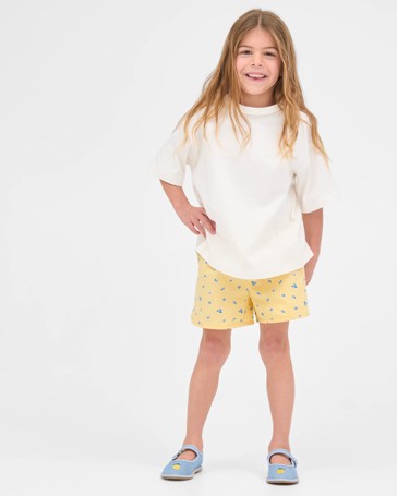 Dolphin Hem Woven Shorts