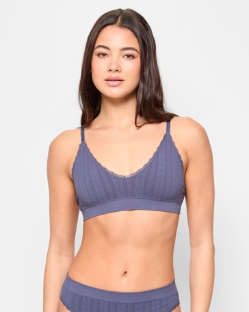 Pointelle Crop Top - Lily Loves