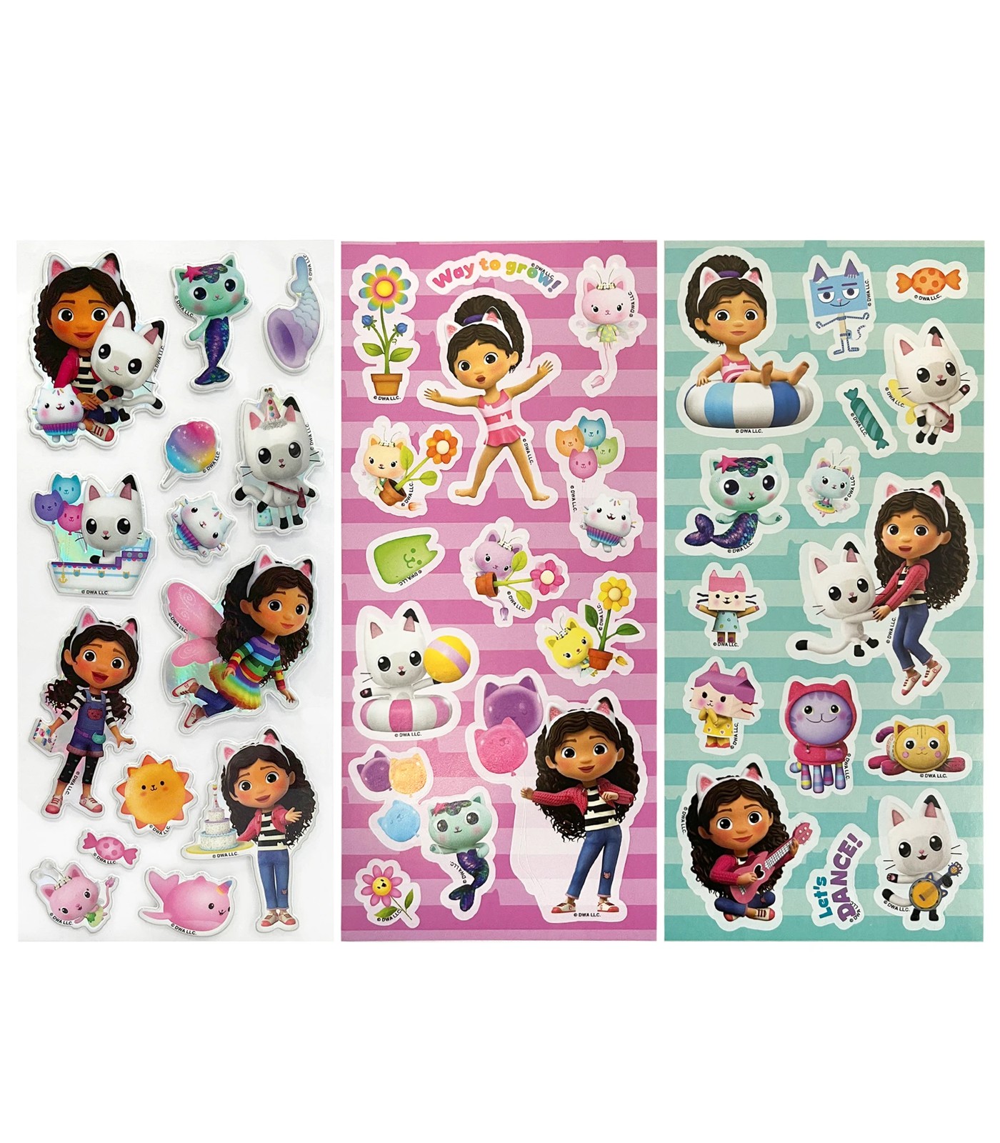 Stickers Gabby's Dollhouse, 5 Sheets