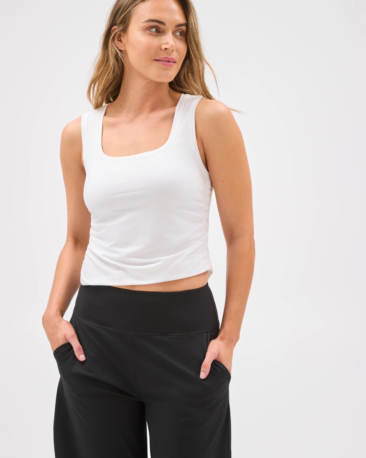Active Studio Soft Balloon Yoga Pants - Black 4 of 5