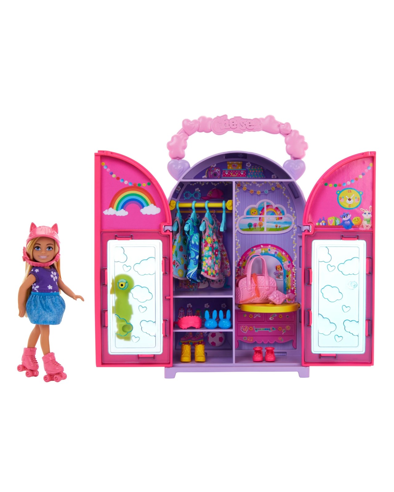 Barbie Chelsea Doll & Closet Toy Playset with Clothes & Accessories 2 of 5