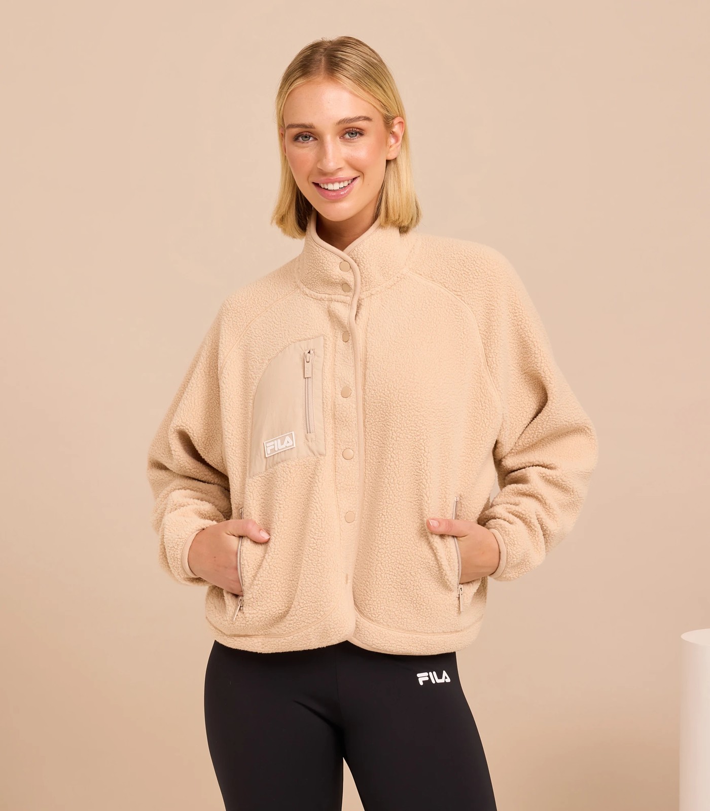 Fila diana store teddy jacket