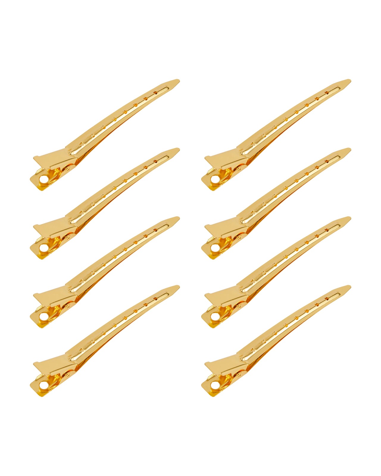 OXX Haircare 8 Piece Gold Tone Salon Clips 2 of 3