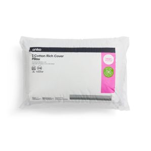 Cotton Rich High Profile Pillows, Set of 2 - Anko product image