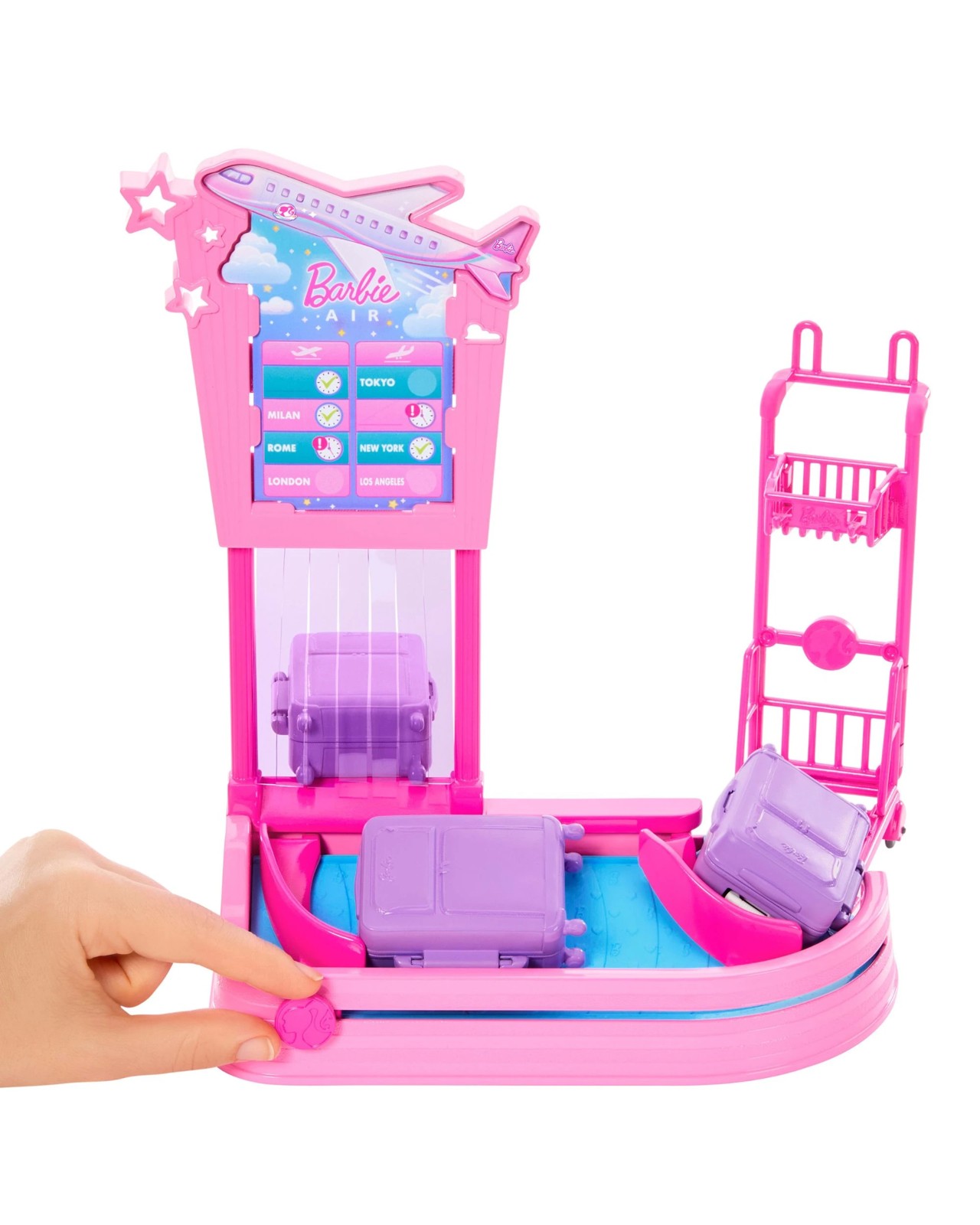 Barbie ‘Malibu’ Travel Doll Baggage Claim Playset & Accessories 3 of 4