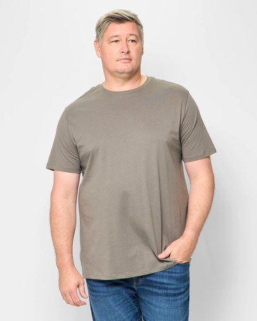 Plus Size Australian Cotton Crew T-Shirt