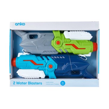 Water Guns, 2 Pack  - Anko