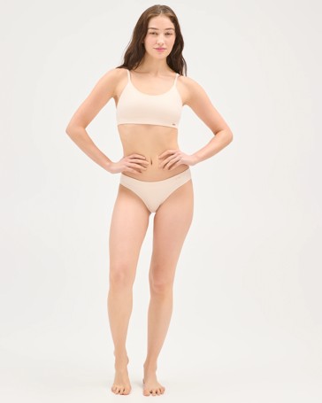 Lily Loves Rib Wirefree Crop Top