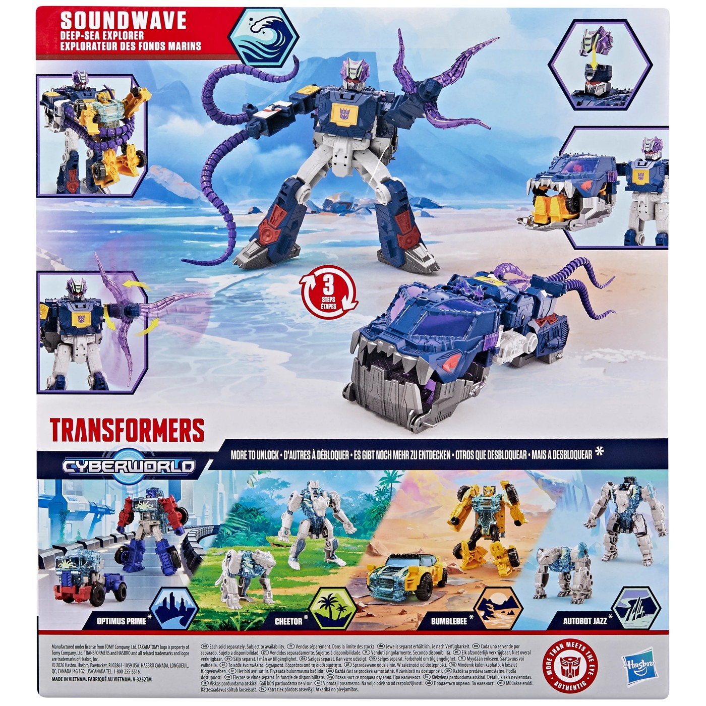 Transformers Cyberworld Soundwave Deep Sea Explorer 2 of 4