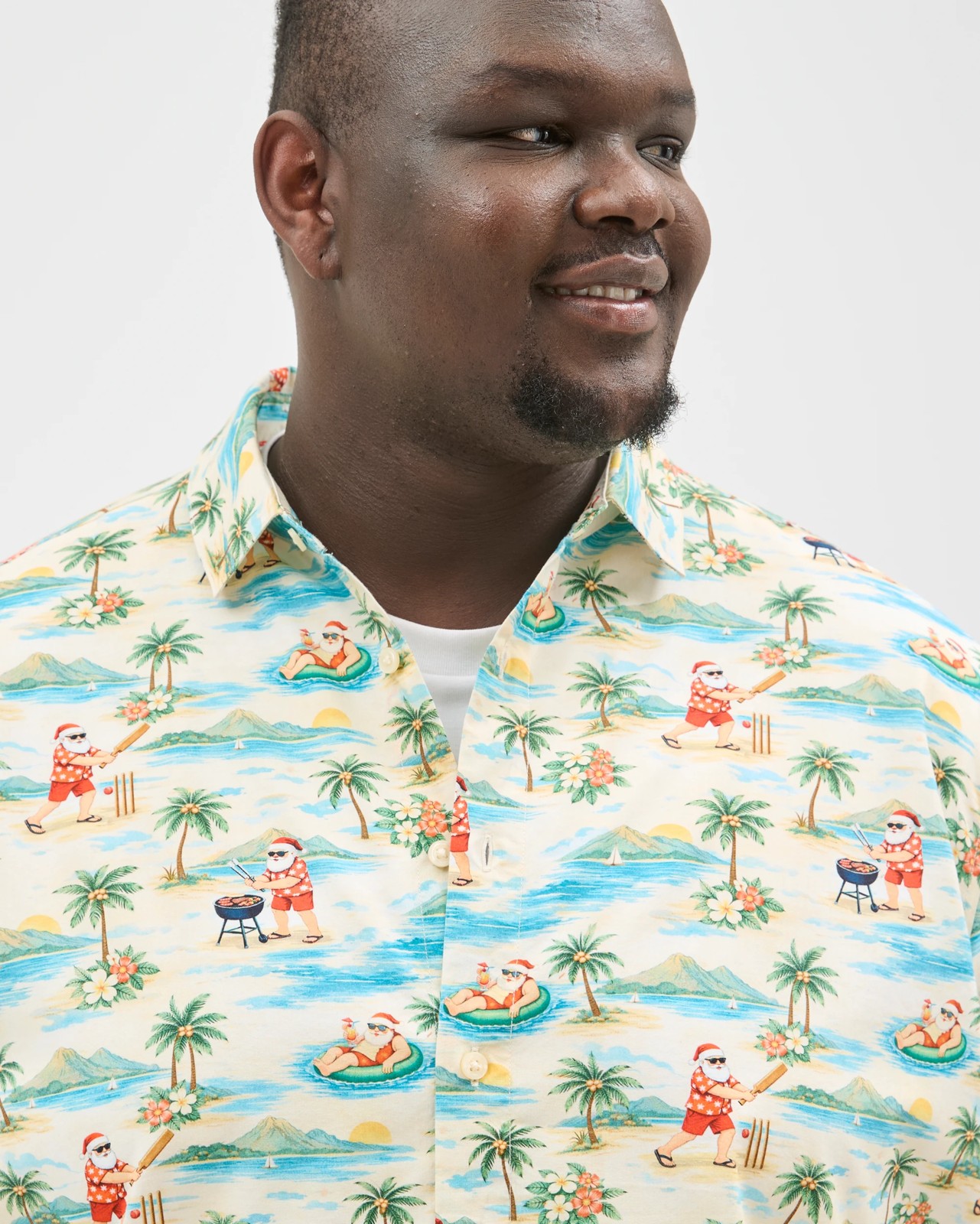 Plus Size Australian Cotton Blend Christmas Shirt 6 of 6