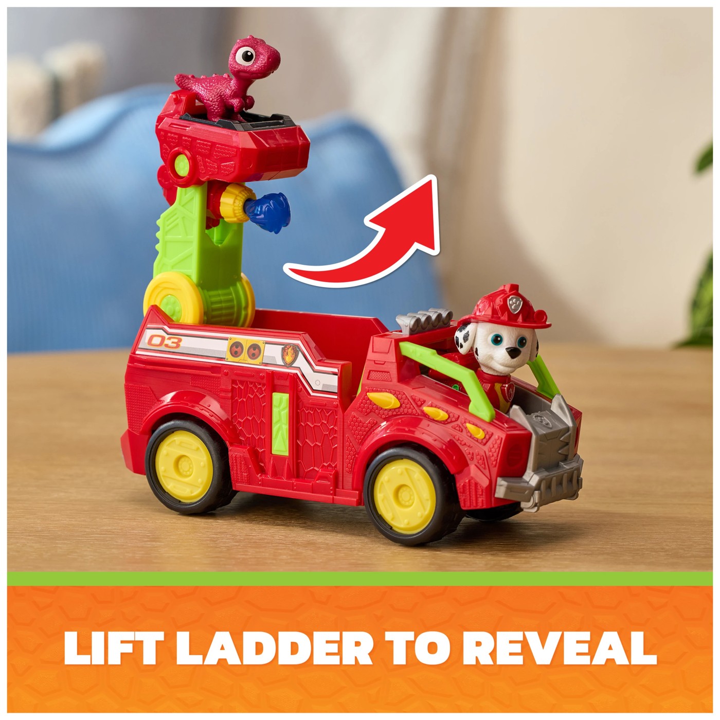 Paw Patrol: The Dino Movie Marshall Themed Vehicle 3 of 5