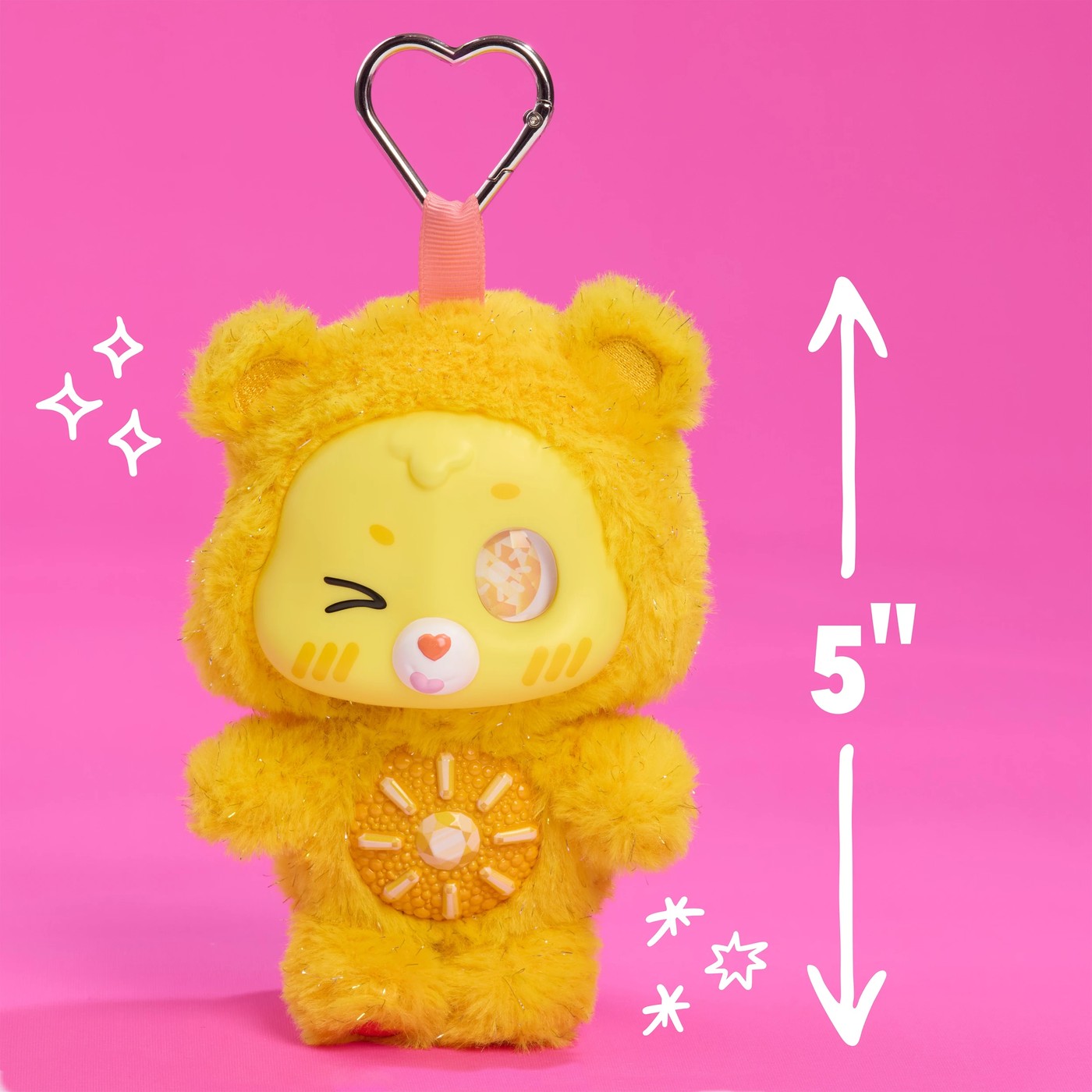 HAPPY HAUL Care Bears Vinyl Clip-On Plush - Assorted 2 of 6