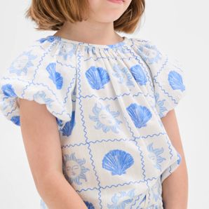 Woven Puff Sleeve Top product image