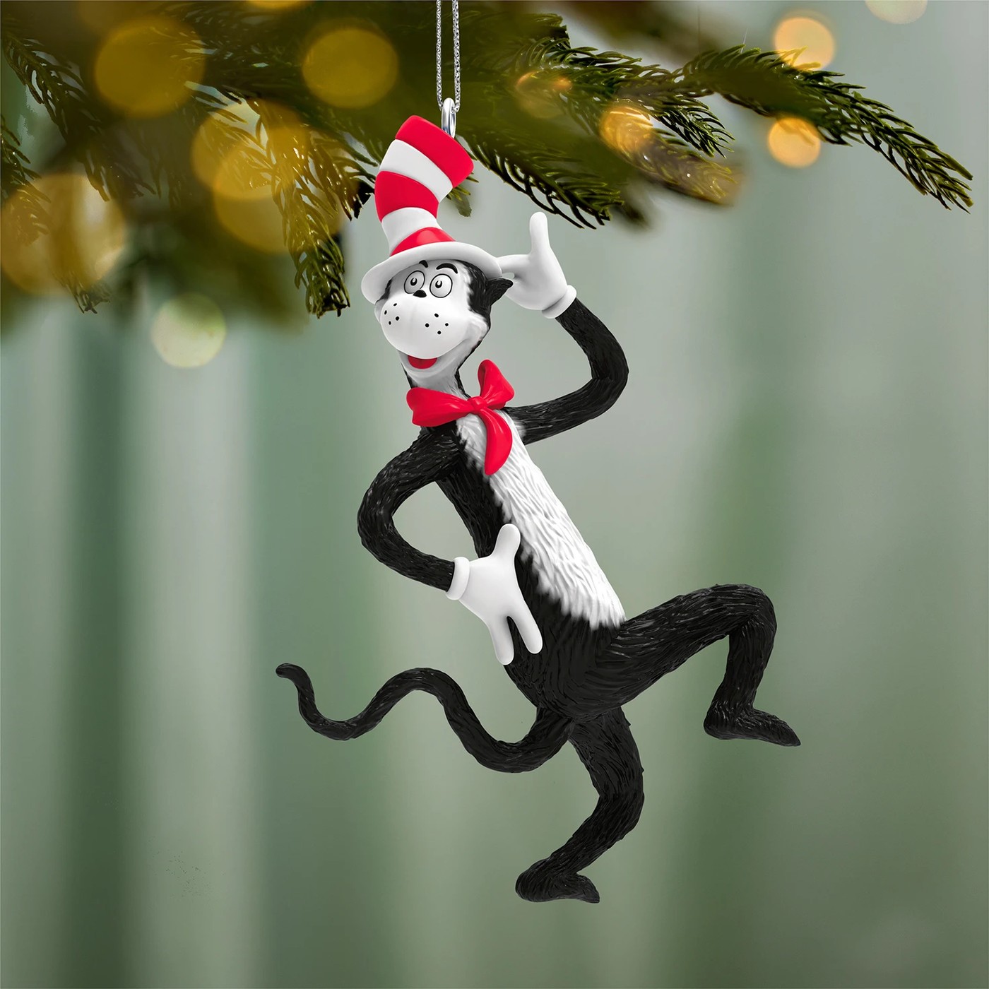 Hallmark Keepsake Dr. Seuss's the Cat in the Hat Clever Cat Christmas Tree Ornament 2 of 5