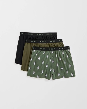 Maxx Australian Cotton 3 Pack Knit Boxers