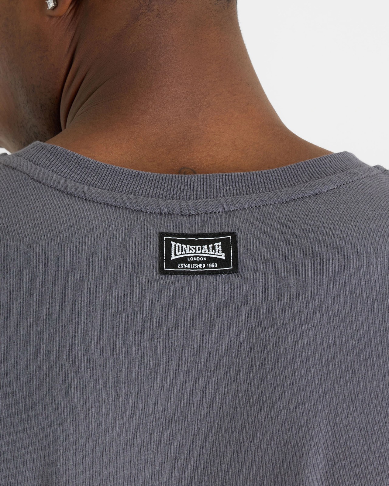 Lonsdale London Cotton T-Shirt - Slate 4 of 6