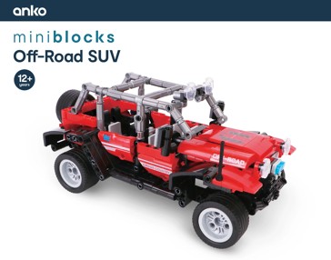 543 Piece Mini Blocks Vehicle Series: Off-Road SUV - Anko