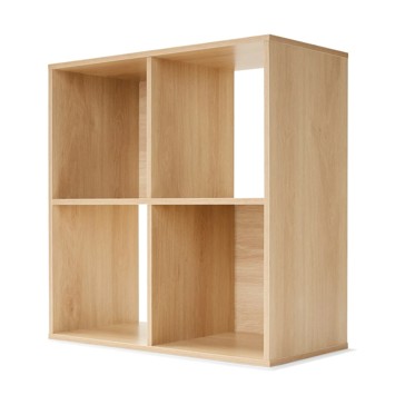 Anko 4 Cube Display Storage Unit - Oak