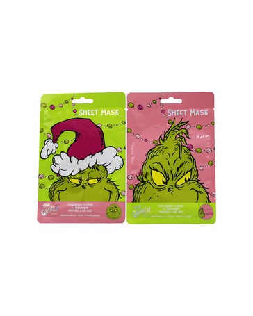 The Grinch 2 Pack Face Sheet Mask