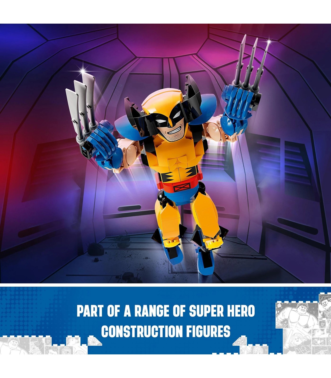 Lego Marvel Wolverine Construction Figure Playset 76257 : Target