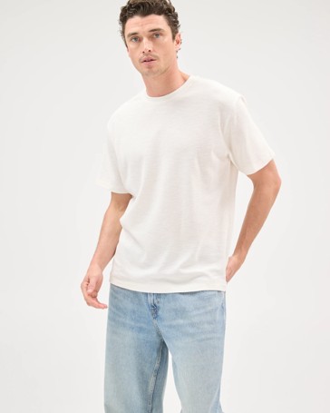 Australian Cotton Fashion Textured T-Shirt