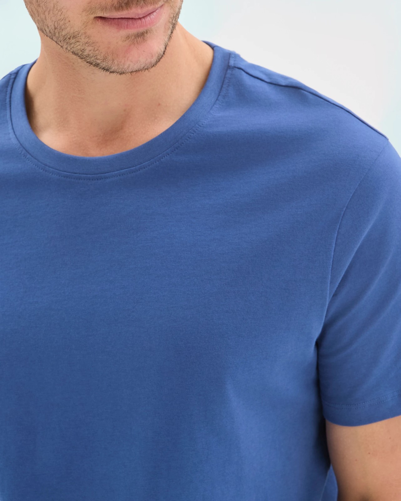 Australian Cotton T-Shirt - Dark Blue 5 of 6