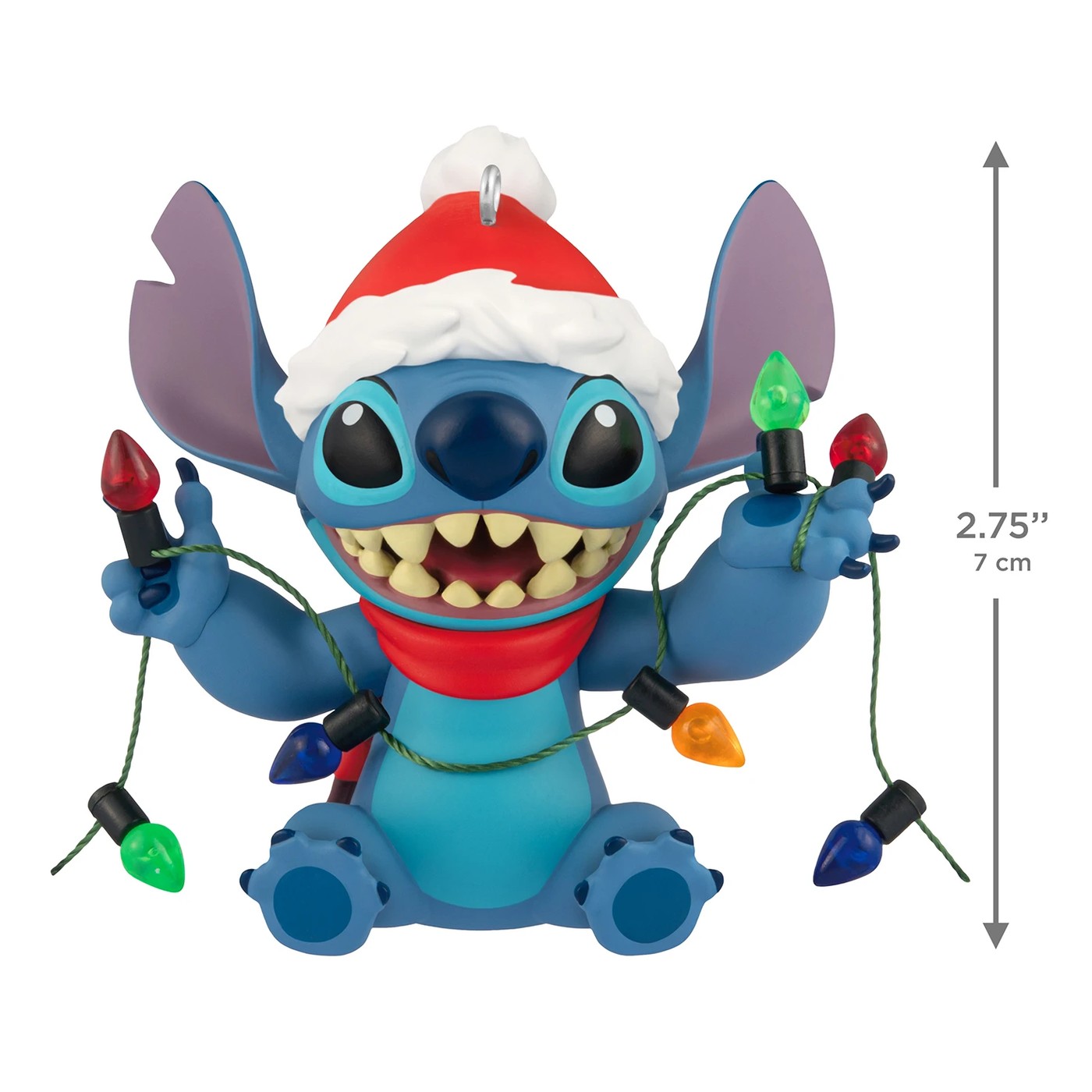 Hallmark Keepsake Disney Lilo & Stitch Shines Bright Christmas Tree Ornament 5 of 5