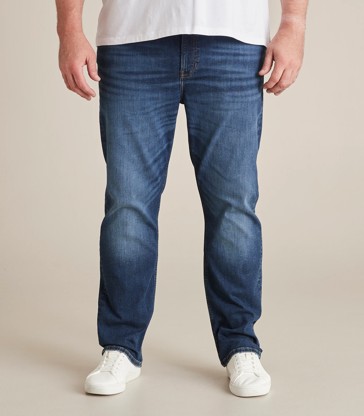 Man Plus Straight Stretch Jeans