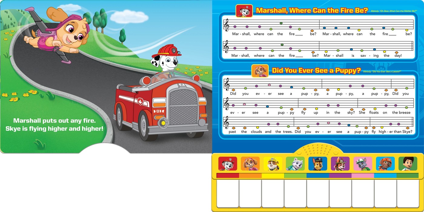Nickelodeon PAW Patrol: Pup-Tastic Songs Sound Book 4 of 5