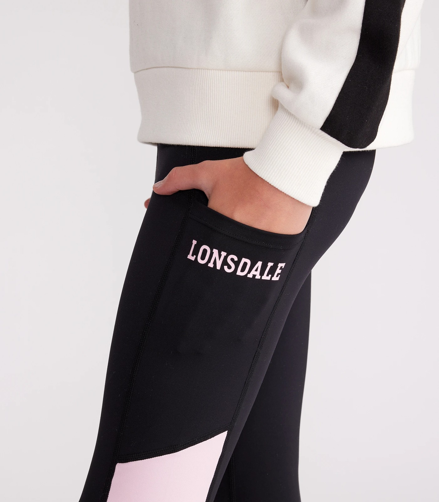 Lonsdale London Nova Collegiate Panelled Leggings 5 of 5