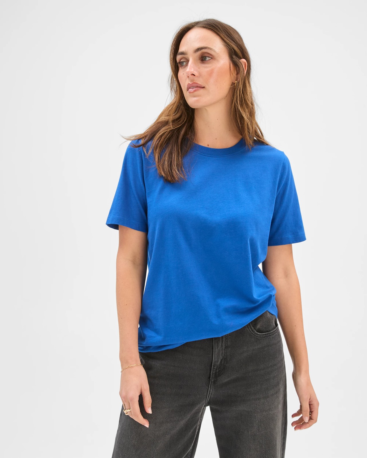 Australian Cotton Classic T-Shirt - Deep Ocean 2 of 6
