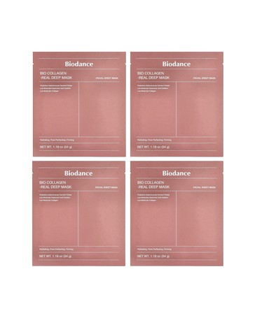 Bio-Collagen Real Deep 4 Pack Mask Bundle