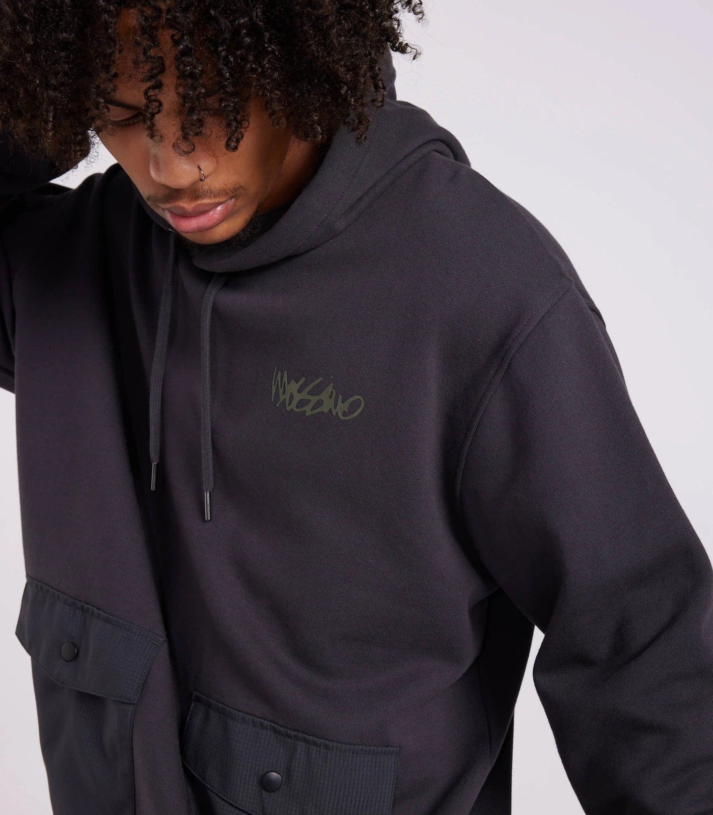 Mossimo Relaxed hoodie in black