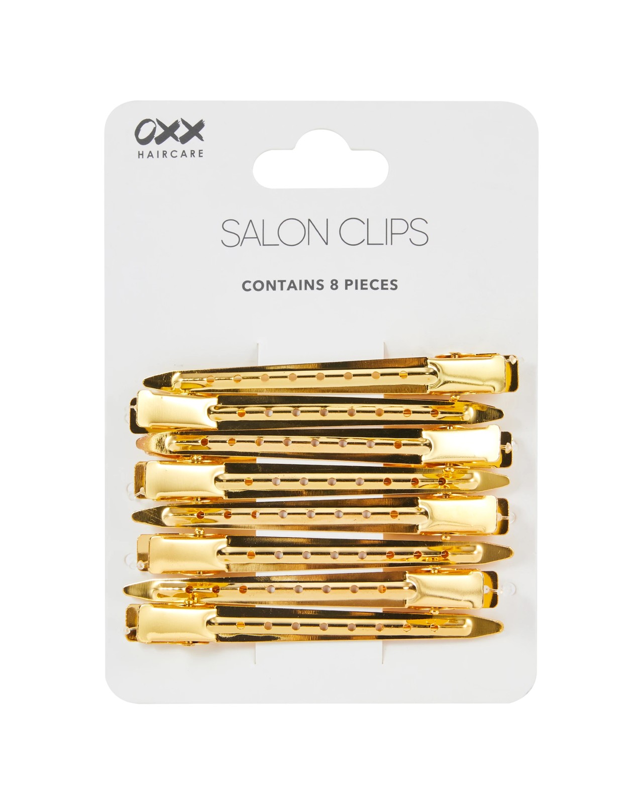OXX Haircare 8 Piece Gold Tone Salon Clips 3 of 3