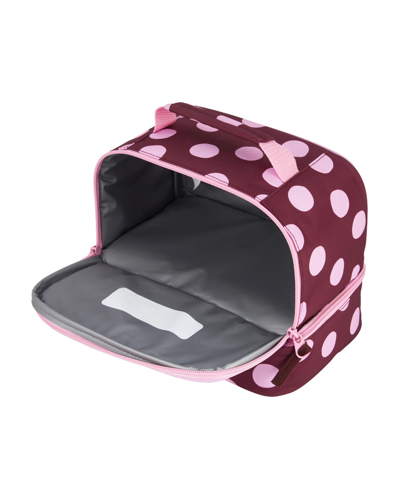 Anko Polka Dot Insulated Twin Deck Lunch Bag 3 of 4