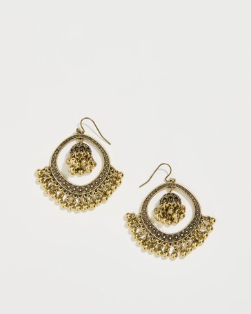 Bell Statement Drop Earrings
