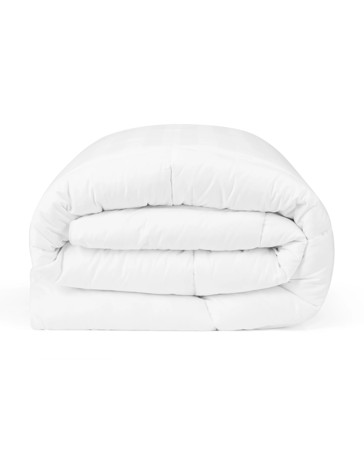 Anko Memory Fibre Quilt - Queen Bed, White