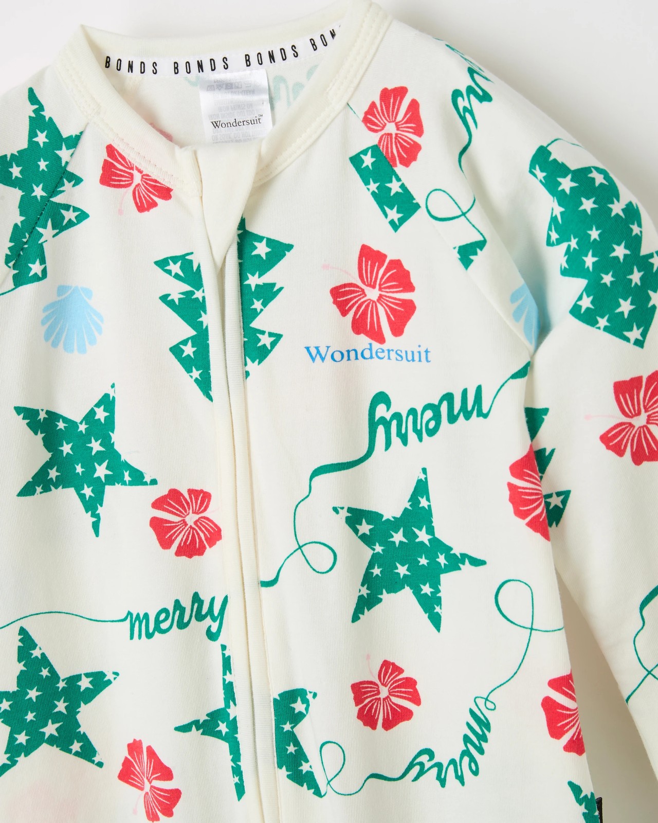Bonds Baby Zip Christmas Wondersuit Coverall 2 of 2