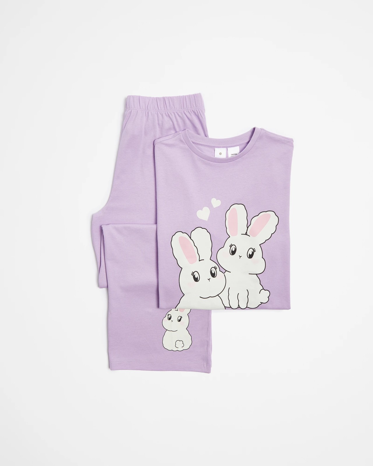 Bunny Print Cotton Pyjama Set 4 of 6