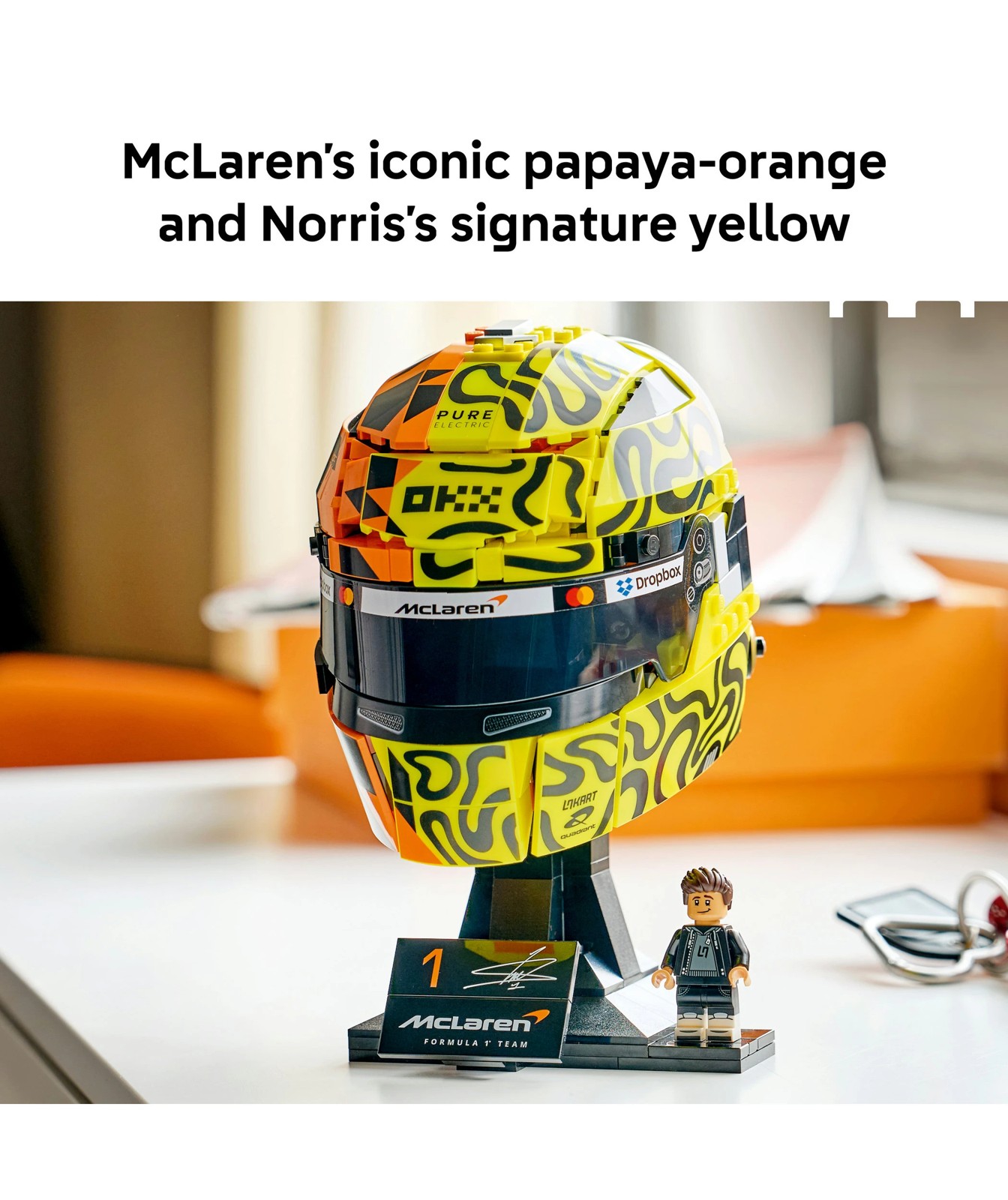 LEGO® Editions McLaren Mastercard F1® Team Lando Norris Helmet 43023 3 of 5