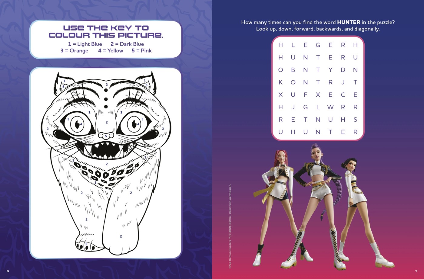KPop Demon Hunters Official Activity Book 5 of 5