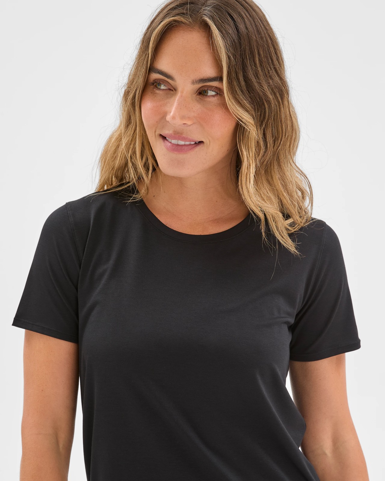 Active Twist Back Running T-Shirt - Black 4 of 6