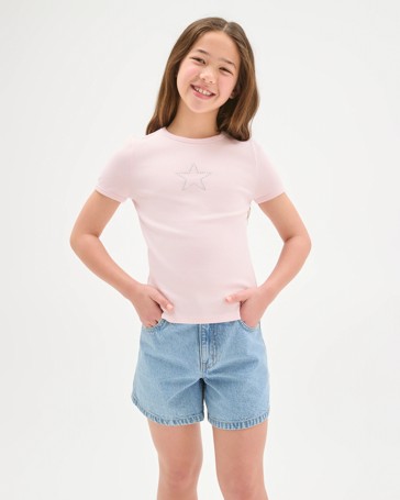 Australian Cotton Ribbed T-Shirt