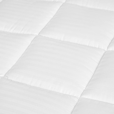 High Loft Mattress Topper, King Bed, White - Anko